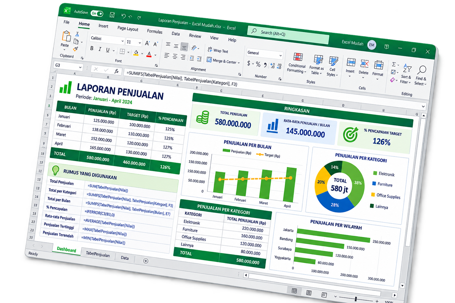 Preview Training Excel Intermediate