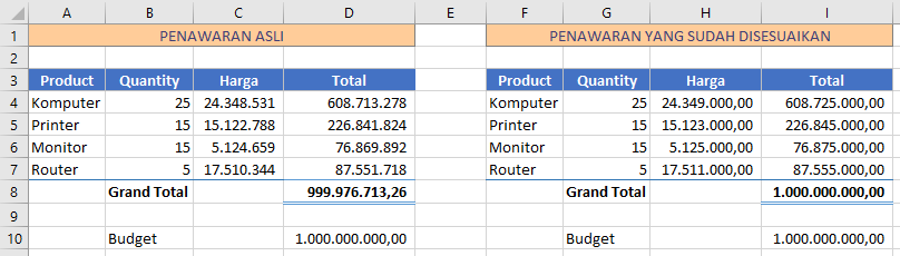 Tutorial Quotation